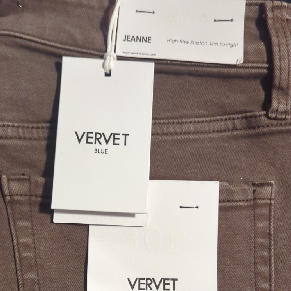 VERVET BY FLYING MONKEY High-Rise Stretch Slim Straight Jeans- 30P - Picture 6 of 6